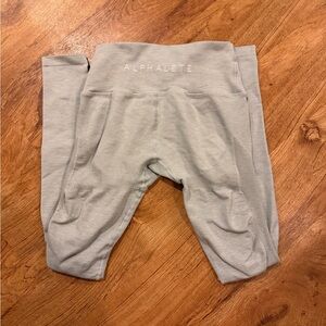 Woman’s Alphalete Gray Leggings Size M